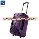 sannovo custom durable purple travel trolley bag with handle